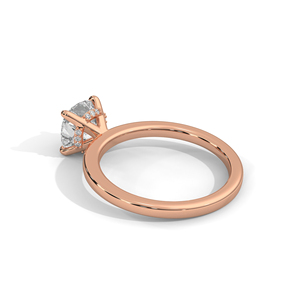 Starsgem Claasica 1ct Solitaire Bague de fiançailles 4 griffes en or 14k avec diamant 1ct cultivé en laboratoire Bijoux classiques pour femmes - Product Image 2
