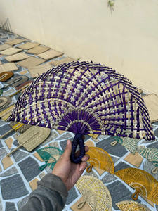 Abanico de Mano de Pasto Marino de Moda para Suministros de Artesanía Sostenible - Product Image 4