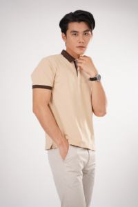 Polo de Golf Sportif et Élégant Manches Courtes 95% Polyester 5% Spandex Coton Polo Chemise Uniforme D'affaires Vêtements Hommes Vietnam Usine - Product Image 5