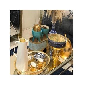 Bandeja de servicio de latón de tamaño personalizado de calidad superior Bandeja de comida de forma rectangular para proveedores mayoristas - Product Image 2