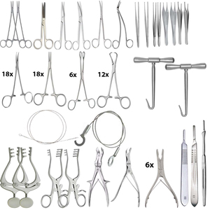 Basic Craniotomy Instrument Set of 40 Pieces Premium Quality Surgical Instruments - Product Image 1