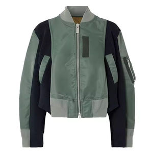 Chaqueta Bomber para Mujer OEM, Chaqueta de Cuero con Cremallera de Talla Grande para Mujer, Prenda Exterior Elegante, Chaqueta de Primera Calidad para Mujer - Product Image 4