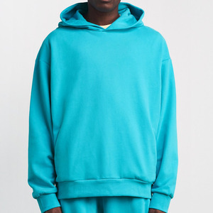 Sudaderas con capucha de peso pesado con etiqueta de logotipo personalizado de alta calidad, sudaderas con capucha de hombre de gran tamaño con hombros caídos de algodón 100% - Product Image 1