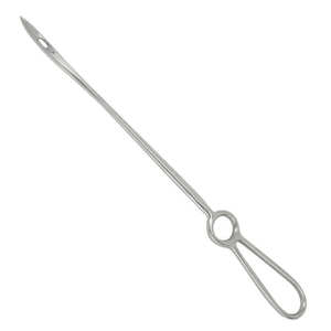 Buhner 30 cm Aguja de sutura de vulva de acero inoxidable Instrumento veterinario - Product Image 5