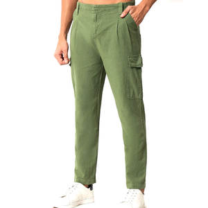 Ropa informal de alta calidad, pantalones Cargo para hombre, pantalones Cargo para hombre de Color sólido más vendidos para adultos - Product Image 2