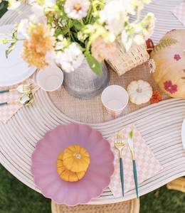 โต๊ะเด็กหวายวินเทจน่ารักยาวปาร์ตี้กลางแจ้งปรับแต่งขนาดและสีราคาโรงงาน - Product Image 5