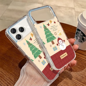เคสใสแม่เหล็ก PMMA ลายดอกไม้สีฟ้าแบบซับลิเมชั่น รุ่นใหม่ สำหรับ 17/16/15/14/13/12 Pro - Product Image 2