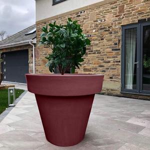 Jardinières de fleurs en polyéthylène de style nordique direct d'usine Pots dorés simples (différentes tailles), prix bas et Offre Spéciale - Product Image 1