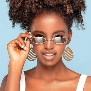 20 pares de pendientes colgantes de madera africana, pendientes ligeros de estilo étnico, pendientes bohemios de madera, colgante geométrico de madera - Product Image 4