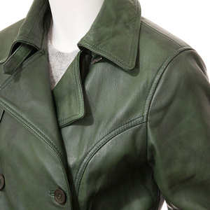 Vestes en cuir pour femmes, prix de gros, couleur personnalisée, fabrication en usine, légères - Product Image 3