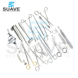 Juego quirúrgico de alta calidad para Kit de herramientas de hospital Instrumentos quirúrgicos para cirugía plástica Juego de 18 por SUAVE SURGICAL INSTRUMNETS - Product Image 6