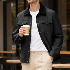 Outdoor Wear Customized 100% Cotton Breathable Long Sleeves <b>Canvas</b> <b>Men's</b> <b>Jackets</b> <b>Man</b> <b>Jackets</b> <b>Jacket</b> for <b>man</b> - Product Image 5