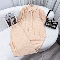 Ensemble de vêtements pour femmes en deux pièces, motif éclair, prix raisonnable, style décontracté naturel, lavable, emballage personnalisé, fabricant vietnamien