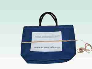 Sac de messager à rayures bohème en coton laminé naturel de grande capacité pour femmes poignée à gousset Durable Portable - Product Image 3