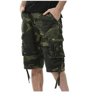 Short cargo de qualité supérieure pour hommes coupe décontractée camouflage randonnée en plein air travail coton short décontracté avec 6 poches - Product Image 4