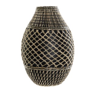 Meilleure collection de vases en jonc de mer rustiques Vases à fleurs en verre personnalisables pour mariages Vaisselle en bois et bambou pour tables - Product Image 6