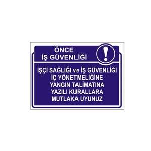 Règles internes de santé et de sécurité au travail, instructions de sécurité incendie, règles écrites, signalisation de produits de sécurité - Product Image 1