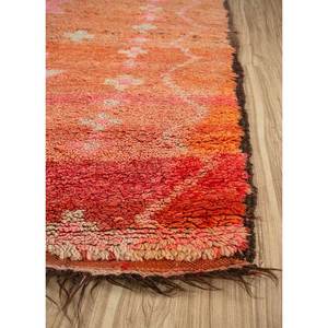 Alfombra de Lana Anudada a Mano Nuray, Diseño Geométrico Rojo Naranja, Kilim Rectangular de 9x12 para Entrada de Casa, Abstracto para Adolescentes, Pae-4590 - Product Image 4