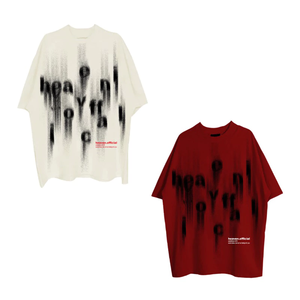 ODM OEM Floral T-<b>Shirt</b> Custom Size Loose Fit Short Length Embroidered Over-sized for Teenagers Made Vietnam for Man and Women - Product Image 1