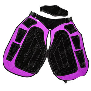 Tablier maréchal-ferrant en cuir avec doublure en maille avec logo personnalisé avec poche à 4 couteaux chaps de fer à cheval équipement maréchal-ferrant ergonomique - Product Image 1