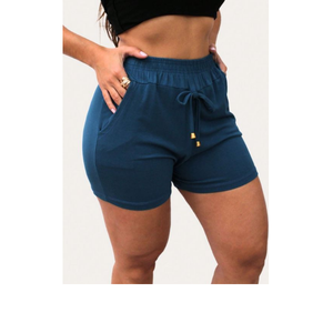 Prix d'usine Shorts en tissu éponge personnalisés pour femmes Shorts décontractés de haute qualité Coupe ajustée Taille haute Shorts d'été Fournisseur BD - Product Image 2