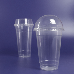 Gobelet en plastique PP transparent jetable en gros, 95 mm, paroi simple, pour boissons froides et smoothies, gobelet en plastique fabriqué au Vietnam - Product Image 4