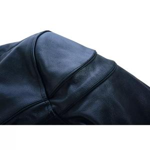 แจ็กเก็ตผ้าใบผิวแกะเจาะรูของผู้ชายเสื้อแจ็กเก็ตเพื่อความปลอดภัยของผู้ขับขี่เสื้อแจ็กเก็ตคุณภาพสูงออกแบบได้ตามต้องการระบายอากาศได้ดี MS-LJ-0087กันลมกันน้ำ - Product Image 4