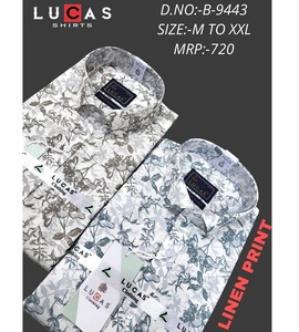 Chemise à manches longues en coton à col montant, chemises respirantes à séchage rapide pour hommes pour vêtements de cérémonie, prix de gros pour professionnels - Product Image 4