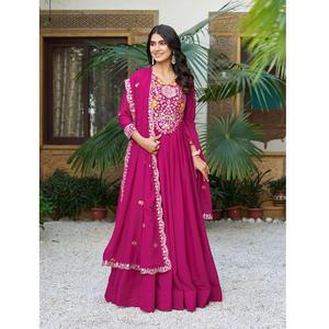 Nuevos Vestidos Largos de Fiesta y Dupatta Pesado para Bodas, Disponibles a un Precio Accesible desde India - Product Image 1