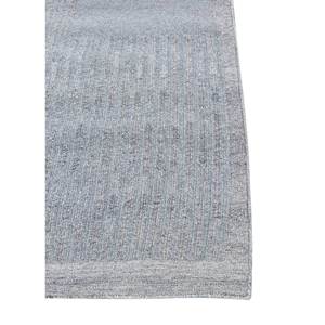 Tapis en polyester à tissage plat Adpl-1110 pour usage extérieur, hôtelier et domestique, gris et noir rayé, style Wilton, technique Jacquard à poils coupés - Product Image 4