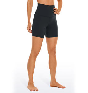 กางเกงขาสั้นรัดรูปเอวสูงไร้รอยต่อสำหรับผู้หญิงกางเกงขาสั้นผ้ายืดสี่ทางสำหรับเล่นโยคะยิมออกแบบโลโก้ได้ตามต้องการ - Product Image 1