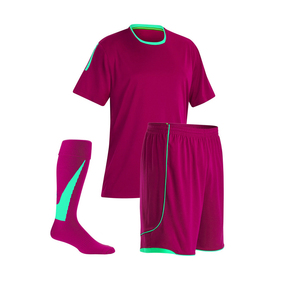 Pro Quality Wholesale Your Own Logo Comfortable Soccer Uniform <strong>Sets</strong> 100% Polyester Garment Dyed Unisex - Product Image 5