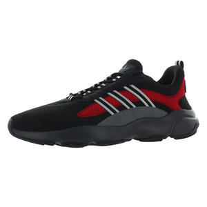 Chaussures de course pour homme Adidas Haiwee, couleur noir foncé/métallisé argent/scarlet |   100% authentique - Product Image 1