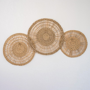 Ornement suspendu en herbe de mer, idées géniales pour la décoration de la pièce, art en raphia et en herbe de mer, décorations murales - Product Image 4