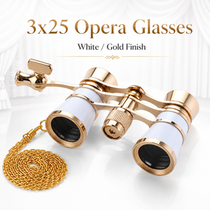 Binoculares Compactos y Portátiles 3x25 de Alta Definición con Lente <span class=keywords><strong>Objetivo</strong></span> de 25 mm y Estabilización de Imagen para Cine, Conciertos y Regalos - Product Image 3