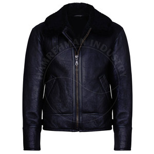 Chaqueta de piel de oveja para hombre, bajo MOQ, gran oferta, chaqueta de piel de oveja hecha a medida para hombre, hecha en Pakistán - Product Image 1