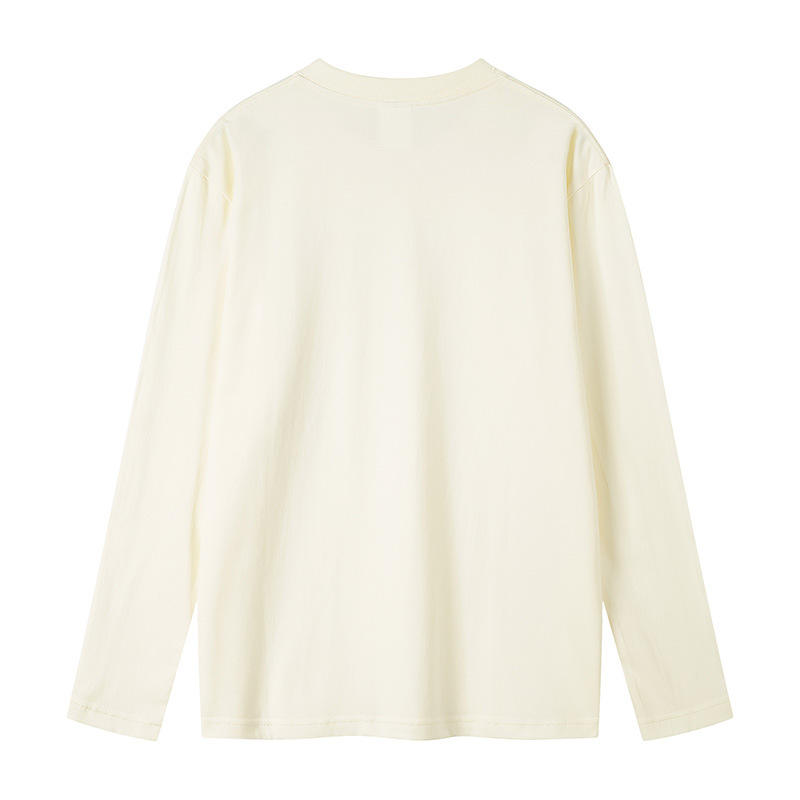 Long Sleeve T-Shirt-Apricot