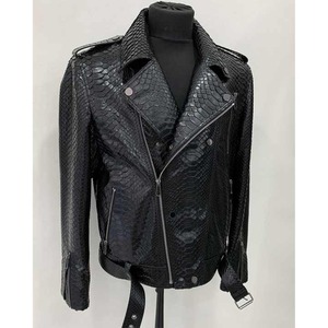 Chaqueta de Cuero con Revestimiento de Camuflaje de Piel de Oveja Unisex, Diseño Personalizado al por Mayor, Primavera 2025, Logotipo Frontal, Motocicleta, Alta Calidad - Product Image 4