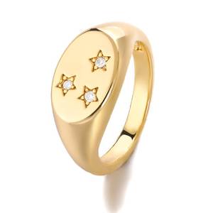 Anillo de Compromiso Unisex de Plata de Ley 925 Chapado en Oro de 18k con Piedra de Moissanita Engastada en Puntas, Certificado por Terceros, Romántico y Elegante - Product Image 2