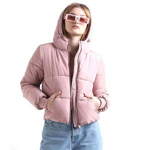 Veste matelassée en nylon respirante de haute qualité, avec logo personnalisé en gros, veste d'hiver matelassée, veste matelassée pour femmes - Product Image 5