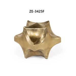 Escultura de Arte Contemporánea de Lujo, Figura de Aluminio Chapada en Oro, Decoración de Invierno para Casa de Campo, Moderna y Pulida, Zahid Exports - Product Image 6