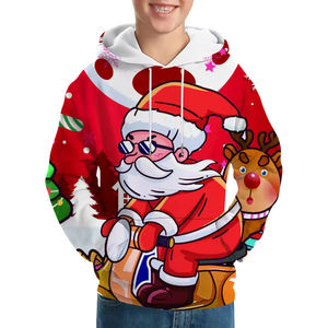 Sudaderas Navideñas de Invierno 2026, Impresión por Transferencia de Calor, Felpa 100% Algodón, Transpirable, Resistente al Viento, Corte Regular para Hombre y Mujer - Product Image 6