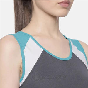 Camisetas de Tirantes Deportivas para Mujer al por Mayor, Ecológicas, de Secado Rápido, Antiencogimiento, Personalizadas, Transpirables, para Yoga, Fitness, con Logotipo Frontal - Product Image 6