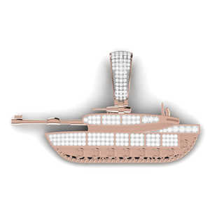 Colgantes de Diseño Hip Hop Elegantes para Hombre, de Aleación de Zinc Plateada con Moissanita Redonda, Estilo Iced Out, Ideales para Fiestas - Product Image 3