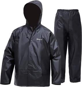 Ensemble veste et pantalon coupe-vent léger, décontracté, écologique, à capuche, unisexe, pour l'hiver - Product Image 1