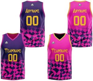 Personalizado Reversible Baloncesto Jersey Pantalones Cortos Uniformes Poliéster Uniformes Impreso Logo Alta Calidad Uniforme Ropa Deportiva industria - Product Image 3