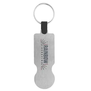 Llavero Metálico Personalizado SteelCart con Token, Gadgets Personalizados - Product Image 2