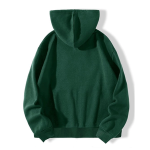 Sudadera con capucha para hombre, informal, holgada, con estampado de mariposas, bordada, transpirable, de algodón y forro polar, de manga larga, para otoño. - Product Image 2