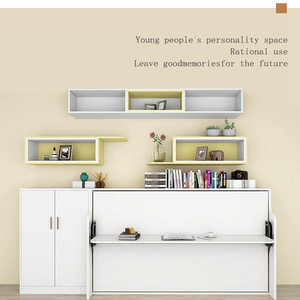 <span class=keywords><strong>Letto</strong></span> a Scomparsa Moderno di Ispirazione Europea con Scrivania e Libreria Integrata, Design Semplice per Camere <span class=keywords><strong>da</strong></span> <span class=keywords><strong>Letto</strong></span> Piccole - Product Image 5