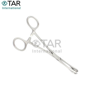 Pinces à éponges autobloquantes de haute qualité, instruments médicaux chirurgicaux, poignée sécurisée, mécanisme de verrouillage, durables, autoclavables - Product Image 3